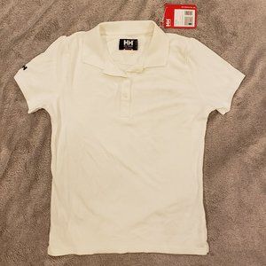 Women's Helly Hansen Polo - White - Size Medium